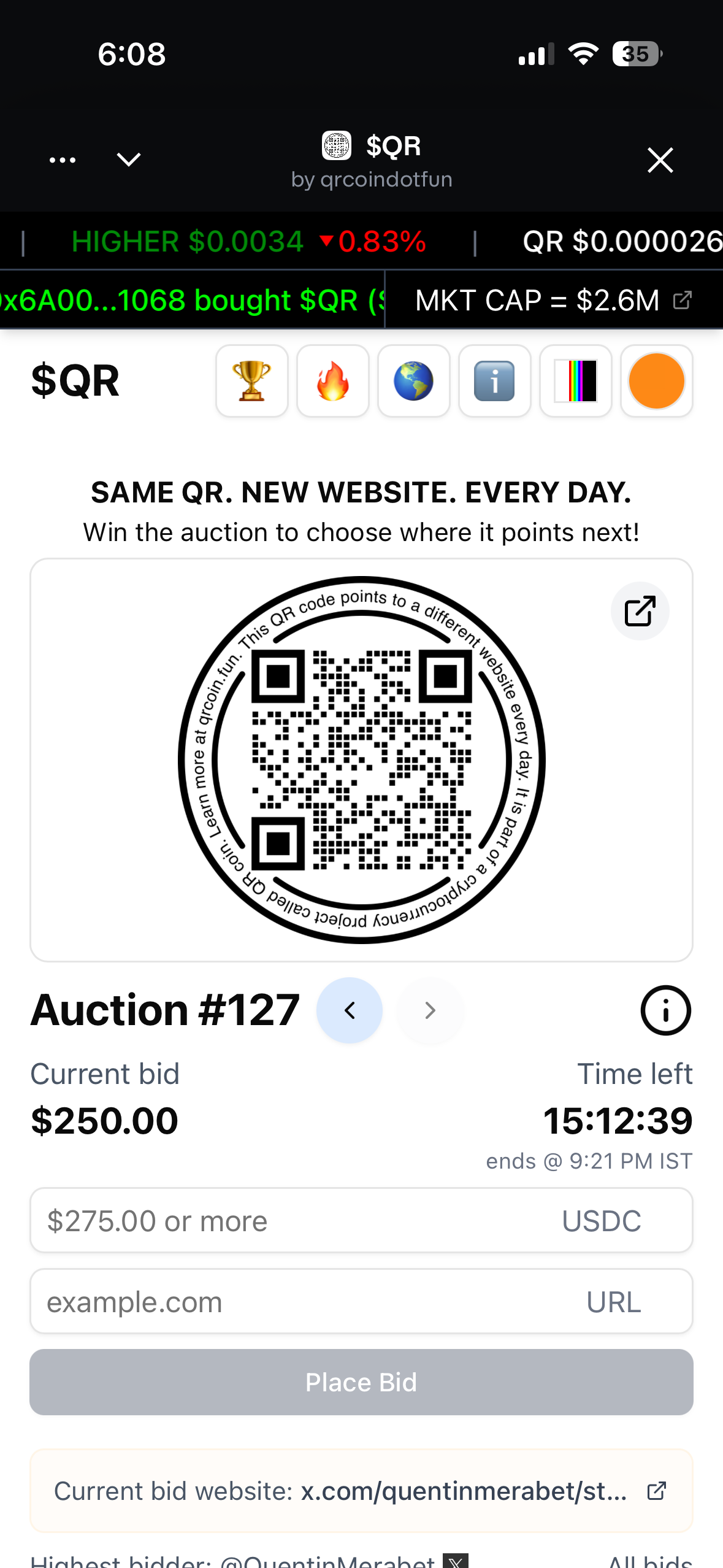 QR - Farcaster Mini Apps screenshot